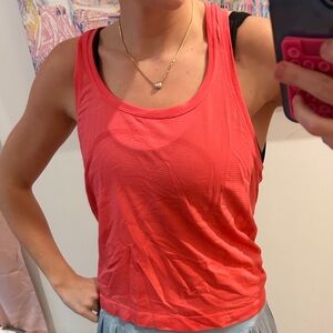 Coral/Red lululemon top